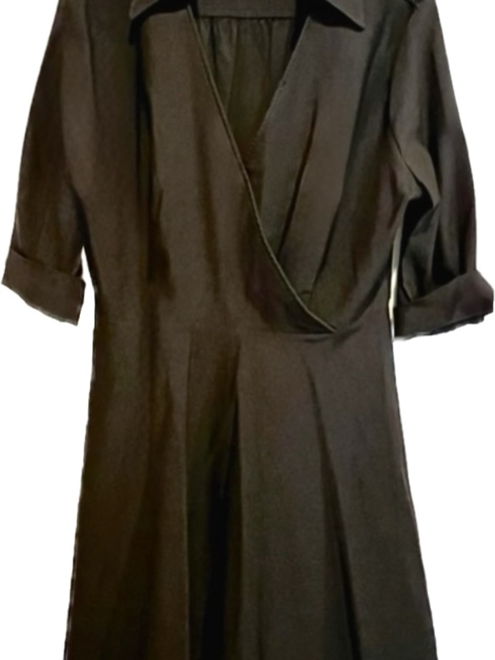 Dress - Miusol - stretchy shirt/wrap dress - black - XXL - new w/o tags. Perfect - Picture 7 of 8